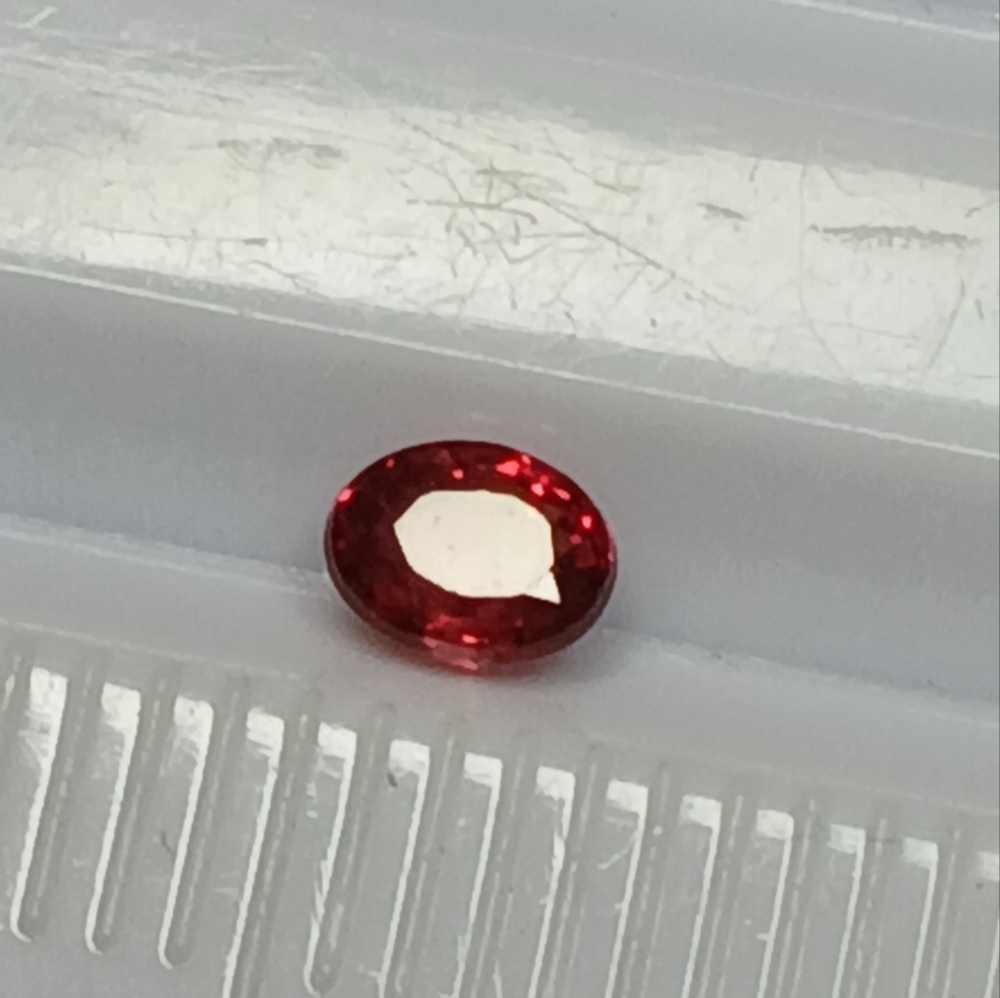 Red Oval Spinel Gemstone 6x4mm
